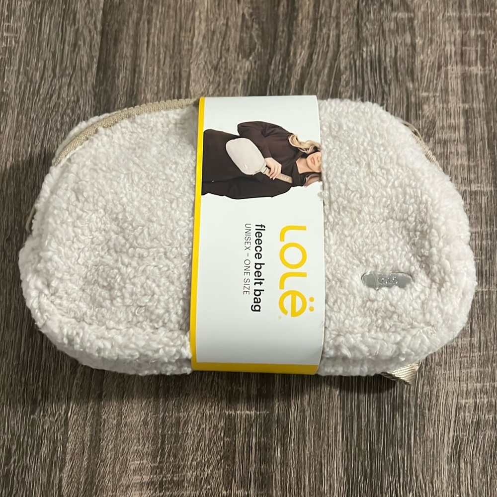 Fleece belt bag